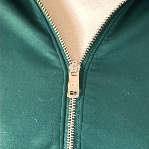 Forest Green Half-Zip Sweatshirt - Picture 5 of 6